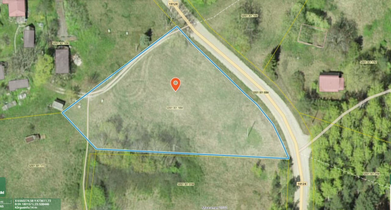 Paku hinda! elamumaa Roosta liivarannast ca 2,3 km