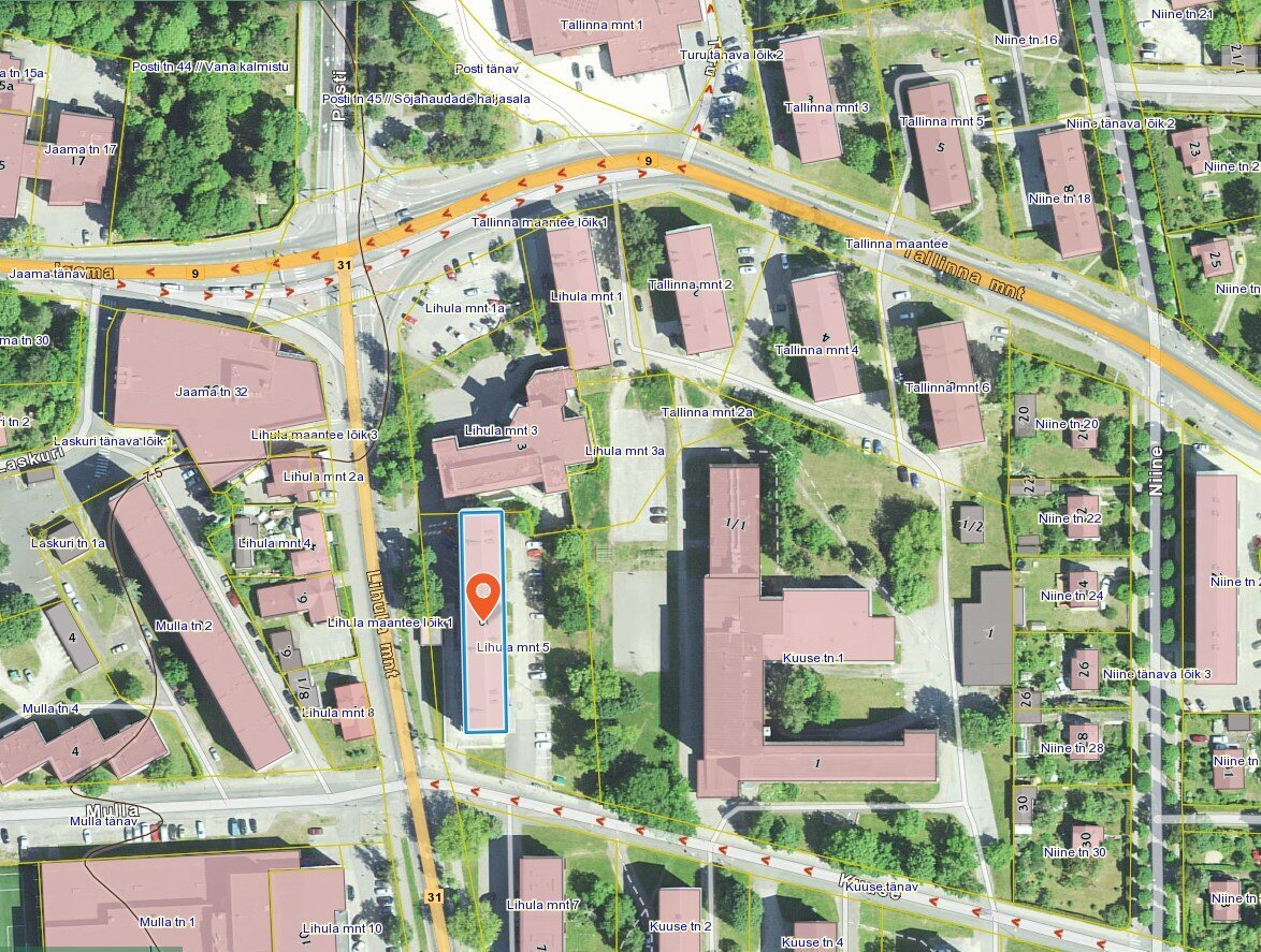 Müüa äripind Haapsalu kesklinnas