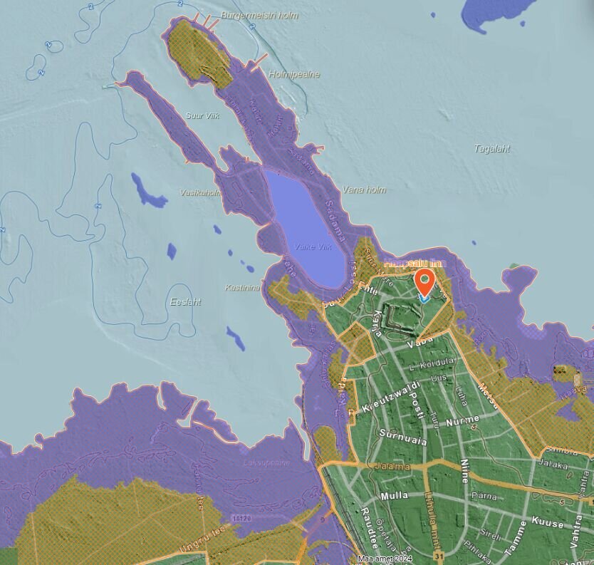 saunaga korter läbi kahe korruse